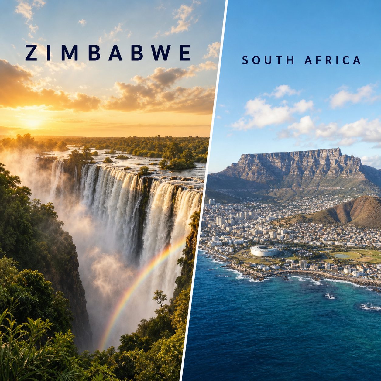 8-Day Victoria Falls to South Africa Overland Safari