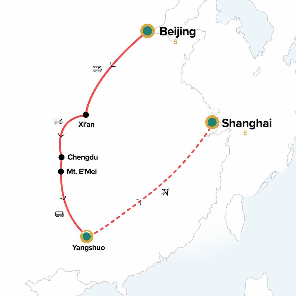 15-Day Highlights of China
